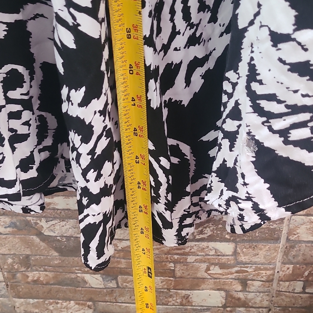 1. State Black and White Jumpsuit with Paisley Floral Print - Picture 9 of 12